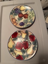Decorative fruit plates for sale  North Branch