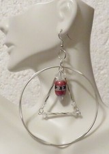Silver tone hoop for sale  Mukwonago