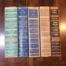 Lot -5 Best in Books Decor Nelson Doubleday Hardcover 24+ Books Short Stories segunda mano  Embacar hacia Mexico