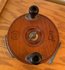 Molinete Peetz vintage para pesca trolling mogno 5,5 polegadas com linha  comprar usado  Enviando para Brazil