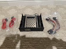Backplane de rack móvel SATA hot swap sem bandeja 2 unidades 2,5 pol. para compartimento de 3,5 pol. ou 5,25 pol. comprar usado  Enviando para Brazil