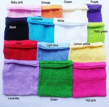 Lined crochet tube for sale  BIRMINGHAM