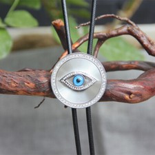 Bola de strass olho azul BOLO colar de gravata para homens ou mulheres noivos noivos comprar usado  Enviando para Brazil