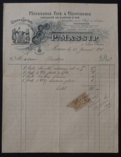 Invoice 1913 libourne d'occasion  Expédié en Belgium