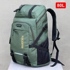Mochila de viagem unissex grande ao ar livre 60L/80L bolsa para laptop mochila de acampamento comprar usado  Enviando para Brazil