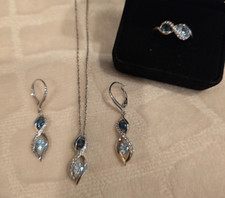 Blue topaz sterling for sale  Coweta