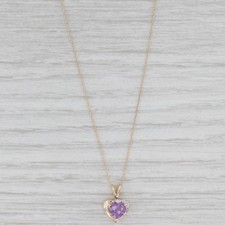 0.58ct amethyst heart for sale  USA