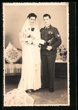 Foto-Postal General El Ejército En Uniforme Con Medalla Nebst Novia comprar usado  Enviando para Brazil