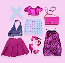 Lote de bolsa social arco-íris alta Stella Daria Carmen Major roupa de boneca roupas sapatos comprar usado  Enviando para Brazil