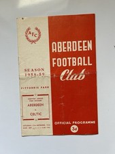 Aberdeen celtic 1958 for sale  NEWTOWNABBEY