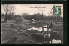 Cpa forget lavoir d'occasion  Expédié en France