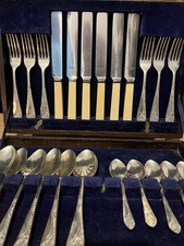Silver plated canteen for sale  PONTEFRACT