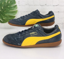 Tênis Puma Top Winner masculino tamanho 13 azul amarelo couro parte superior baixa com cadarço comprar usado  Enviando para Brazil