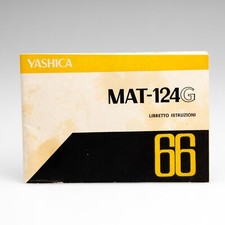 Yashica Mat 124 G Italian Libretto Istruzioni Instructions Book Manual 66 6x6, usado comprar usado  Enviando para Brazil