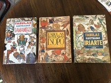 1946 Set Fabulas Ilustradas Samaniego + Iriarte + Esopo Macaya Ed Tor Spanish comprar usado  Enviando para Brazil