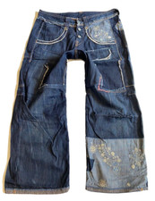 Pantalon jean large d'occasion  France