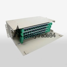 Marco de distribución de fibra óptica de 19" 48 núcleos SC ODF puerto estante panel de conexión de fibra segunda mano  Embacar hacia Mexico