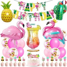 Decoration anniversaire hawaii d'occasion  Paris I
