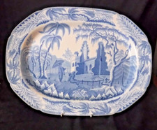 Antique davenport blue for sale  STOWMARKET