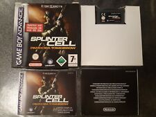 splinter cell pandora tomorrow nintendo game boy advance GBA complet EUU FRA DEU comprar usado  Enviando para Brazil
