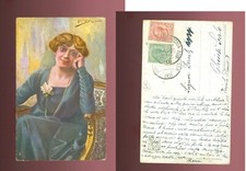 Br2282 cartolina ritratto usato Br2282 cartolina ritratto usato  Casatenovo