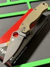 Spyderco paramilitary green for sale  Naples