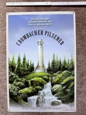Blechschild werbung crombacher gebraucht kaufen  Meerane
