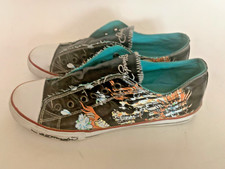 Tênis Slip On Vintage Y2K Ed Hardy Masculino Tamanho 9 Sem Lacre, Tiger Love Kills comprar usado  Enviando para Brazil