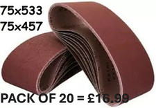Sanding belts 457mm for sale  LEEDS