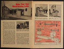 Wood lathe build for sale  Diamond Point