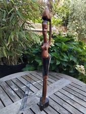 Handcrafted wooden statue for sale  LONDON