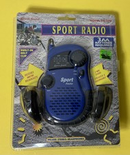 Rádio esportivo Lenoxx Sound modelo PR-35M AM/FM com fones de ouvido e clipe de cinto NOS 2000  comprar usado  Enviando para Brazil