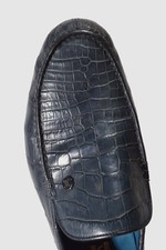 R5000$ Artioli Crocodilo Genuíno 8.5UK 9.5US Sapatos Mocassim Zilli Berluti Autêntico comprar usado  Enviando para Brazil