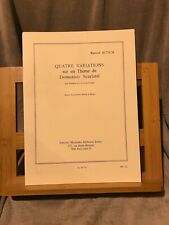 Bitsch variations scarlatti d'occasion  Rennes-