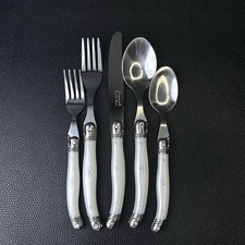 Conjunto de 20 talheres de aço inoxidável para casa francesa Laguiole cabo de abelha branca comprar usado  Enviando para Brazil