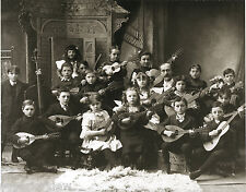 Instrumentos infantis vintage 1880 banda de cordas bandolim guitarra baixo comprar usado  Enviando para Brazil