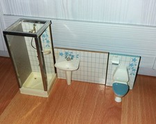 Puppenhaus badezimmer lundby gebraucht kaufen  Schleiden