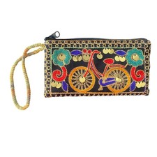 Carteira Feminina – Bolsa de Moedas Bordada Boho, Presente Feito à Mão para Ela comprar usado  Enviando para Brazil