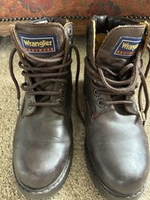 Wrangler leather brown for sale  WIGAN