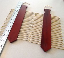 Racks de gravata, lote de 2 cabides de pescoço para armário comprar usado  Enviando para Brazil