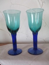 Weingläser mundgeblasen glas gebraucht kaufen  Steinach