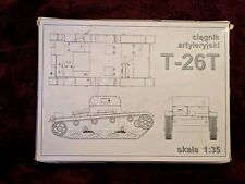 Używany, Rosyjski czołg wojskowy Ciagnik Artylerysjsk T-26T #35018 1/35 plastikowy model zestaw na sprzedaż  Wysyłka do Poland