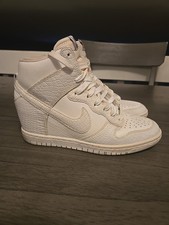 Usado, Tênis Nike Dunk Sky Hi Hidden salto cunha alto branco 8 comprar usado  Enviando para Brazil