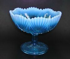 Pressglas fußschale blauem gebraucht kaufen  Oberhausen