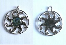 Kettenanhänger abalone paua gebraucht kaufen  Berlin