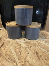 Ceramic stackable canister for sale  THORNTON-CLEVELEYS