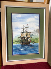 Watercolour naval tall for sale  BALA
