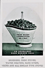 Coal Advertising: Blue Blaze Anthracite No. 1 Nut Coal for Stove Cooking. comprar usado Coal Advertising: Blue Blaze Anthracite No. 1 Nut Coal for Stove Cooking. comprar usado  Enviando para Brazil