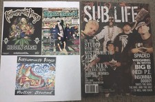 KMK KOTTONMOUTH KINGS LOT OF 4 ITEMS SUB LIFE MAGAZINE 2007, 1STICKER & 2 FLYERS, usado comprar usado  Enviando para Brazil