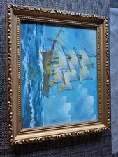 Maritimes wandbild holzrahmen gebraucht kaufen  Wietmarschen